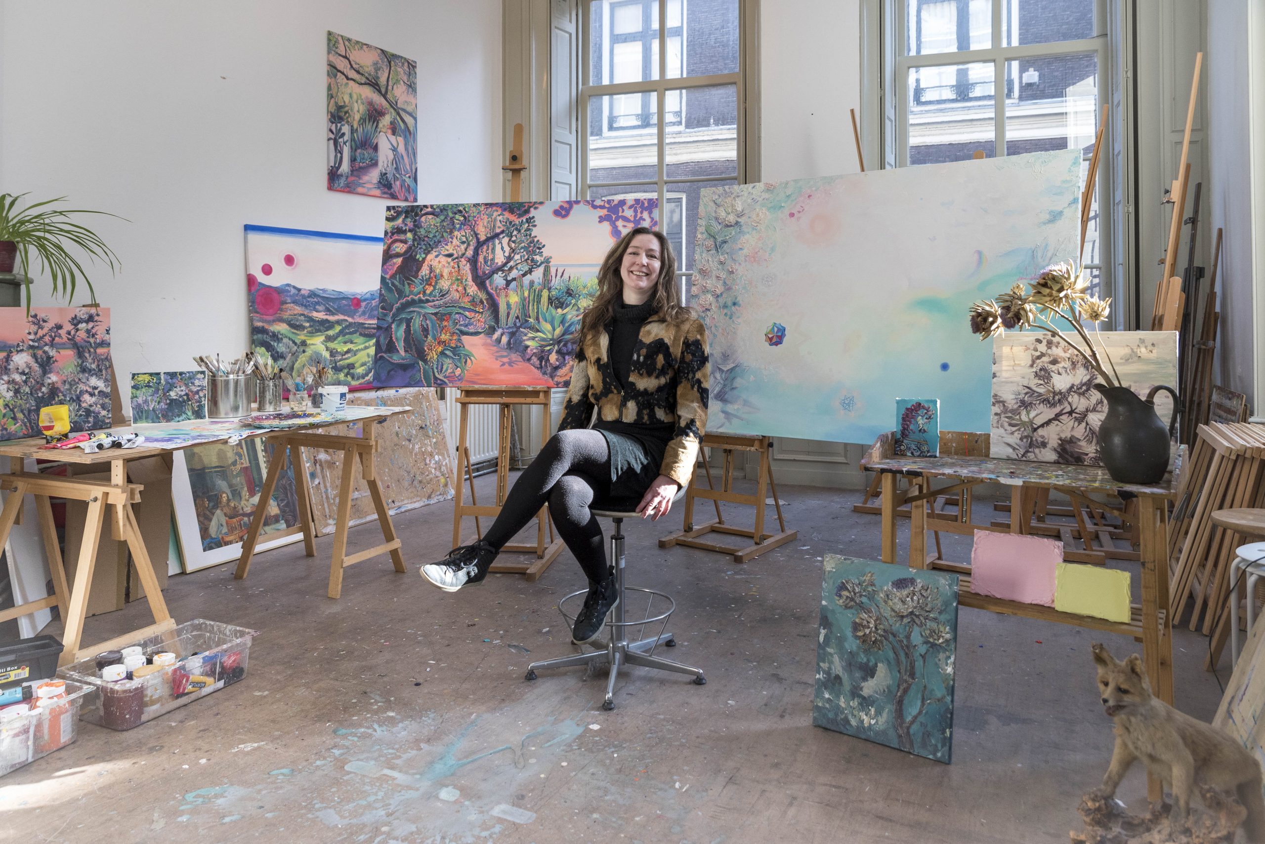 Atelier Marinde Molendijk. Foto: Manuela Porceddu, 2019.