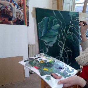 Schilderles en schildercursus bij Ultramarinde, het atelier van Marinde Molendijk in Dordrecht.